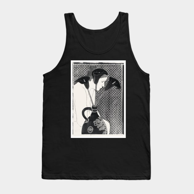 Vrouwelijk naakt achter vaas met aronskelken (1912) Tank Top by WAITE-SMITH VINTAGE ART